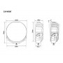 LAZER LAMPS SENTINEL 9" HIGHLINE Gen2 black mit Posi.Licht