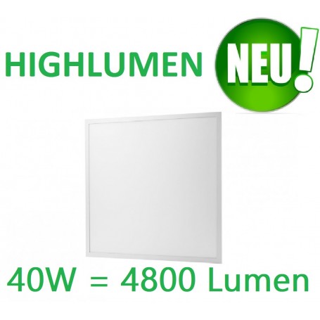 LED Panel EPISTAR 62x62cm 40W Highlumen white