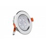 LED Spot Ф109mm (Ф95mm cutout) 5W 400Lm K3000-4000 silver