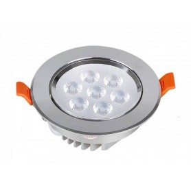 copy of LED Spot Ф109mm (Ф95mm cutout) 7W 560Lm K3000-4000 silver