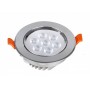 copy of LED Spot Ф109mm (Ф95mm cutout) 7W 560Lm K3000-4000 silver