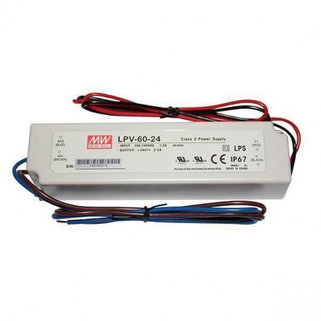 LED power supply 60W 24V IP67