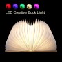 LED foldable book light - 5 colors - rechargeable