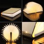 LED foldable book light - 5 colors - rechargeable