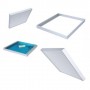 Click Surface mountingframe 60x120cm white