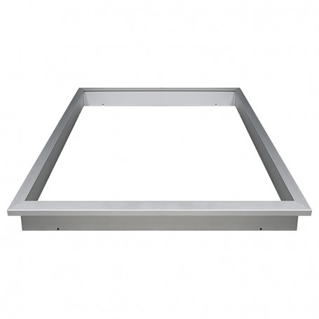 Recessed mountingframe 60x60cm silver