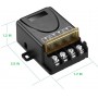 DUOLED radio relay 40A 12V with remote control