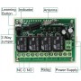 DUOLED radio relay 4 channel 12V with remote control