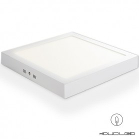 LED on-surface-light square white 24W 1800Lm 300x300mm